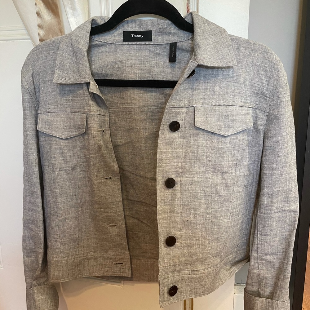 Theory linen blazer